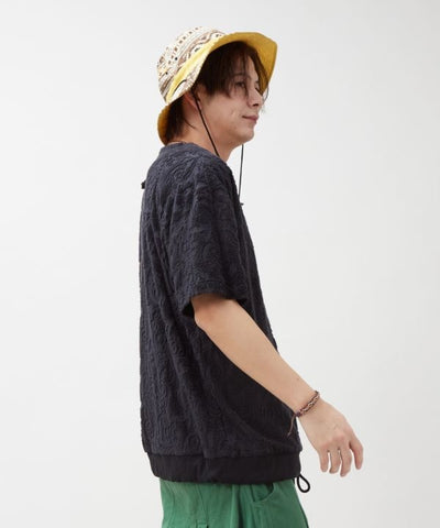 Paisley Pile Casual Top by AMINA - Ametsuchi