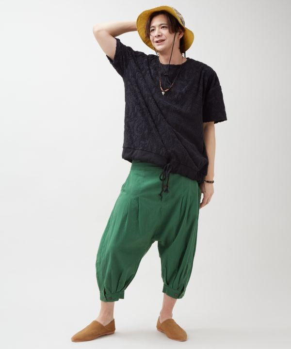 Paisley Pile Casual Top by AMINA - Ametsuchi