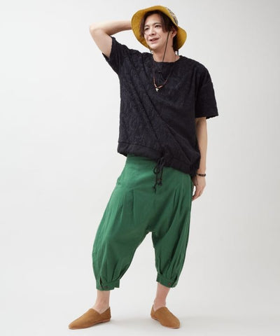 Paisley Pile Casual Top by AMINA - Ametsuchi