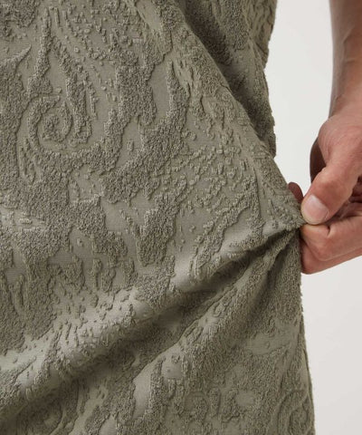 Soft Paisley Pile Tank Top by AMINA - Ametsuchi