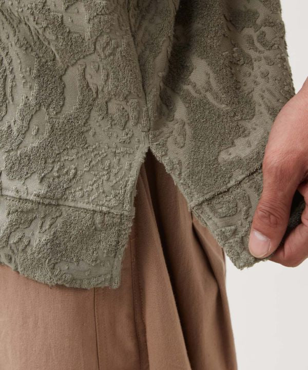 Soft Paisley Pile Tank Top by AMINA - Ametsuchi