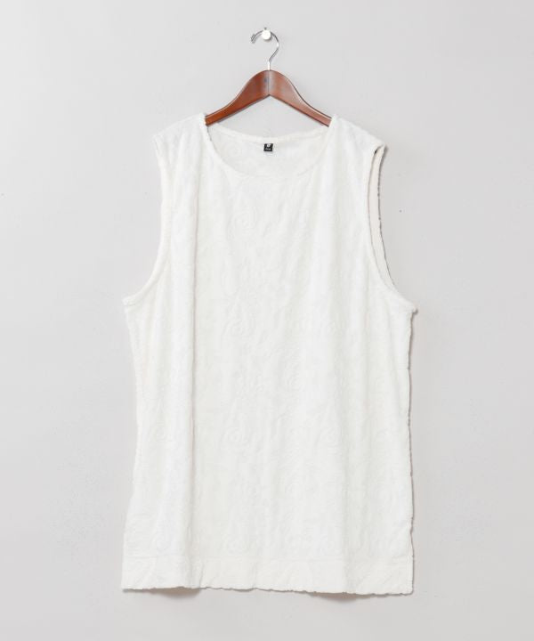 Soft Paisley Pile Tank Top