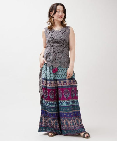 Crochet Style Lace Layer Dress by AMINA - Ametsuchi