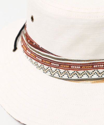 Reversible Ethnic Bucket Hat by AMINA - Ametsuchi