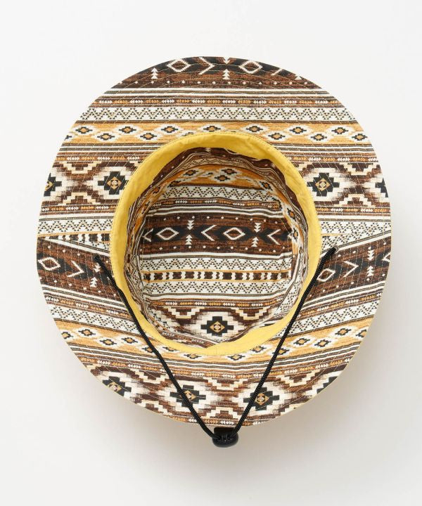 Reversible Ethnic Bucket Hat by AMINA - Ametsuchi