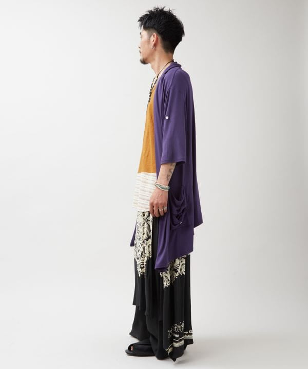 Bohemian Cardigan and Tank Set for Men by AMINA - Ametsuchi