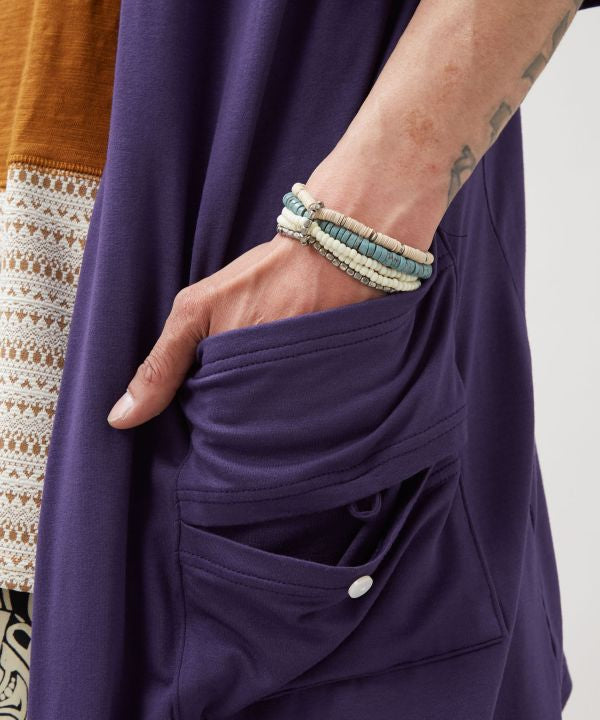 Bohemian Cardigan and Tank Set for Men by AMINA - Ametsuchi