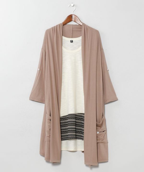 Bohemian Cardigan and Tank Set for Men by AMINA - Ametsuchi