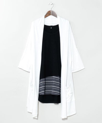 Bohemian Cardigan and Tank Set for Men by AMINA - Ametsuchi