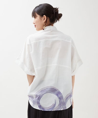 Modern Ethnic Shirt by AMINA - Ametsuchi
