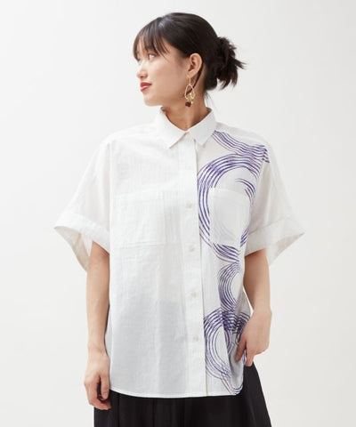 Modern Ethnic Shirt by AMINA - Ametsuchi