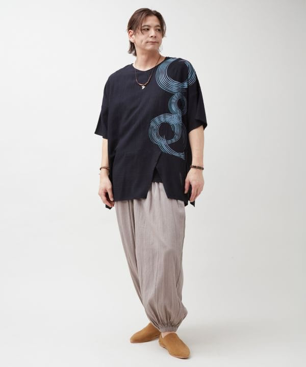 Rayon Linen Men Top by AMINA - Ametsuchi