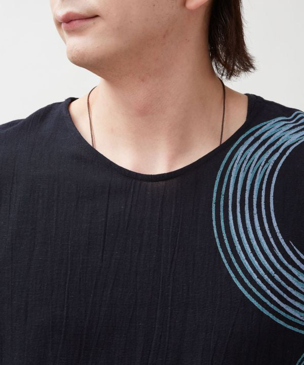 Rayon Linen Men Top by AMINA - Ametsuchi
