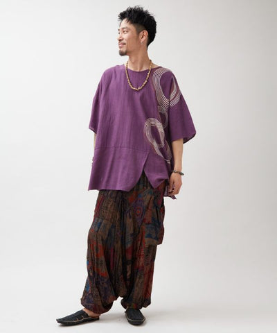 Rayon Linen Men Top by AMINA - Ametsuchi