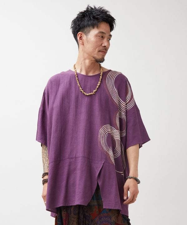Rayon Linen Men Top by AMINA - Ametsuchi