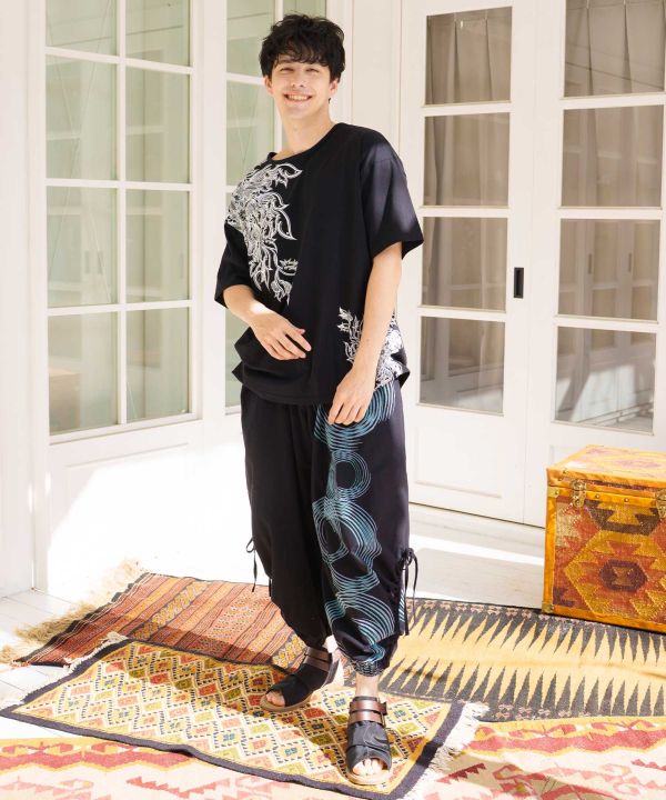 Versatile Tie Men Pants by AMINA - Ametsuchi