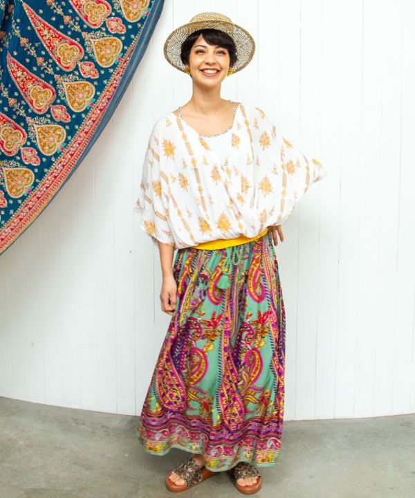 Banjar Inspired Crepe Top by AMINA - Ametsuchi