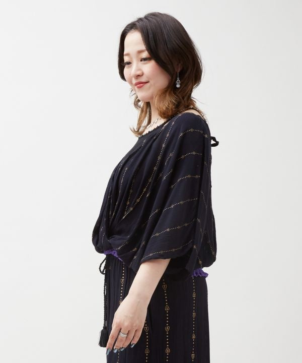Banjar Inspired Crepe Top by AMINA - Ametsuchi