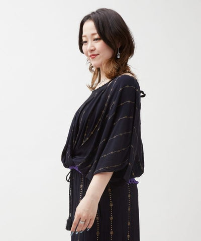 Banjar Inspired Crepe Top by AMINA - Ametsuchi