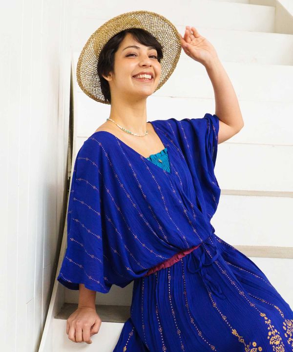 Banjar Inspired Crepe Top by AMINA - Ametsuchi