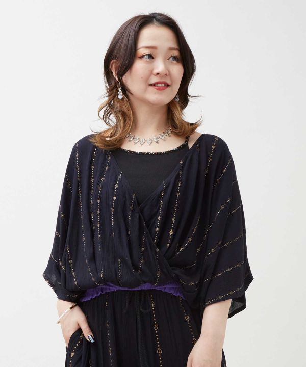 Banjar Inspired Crepe Top by AMINA - Ametsuchi