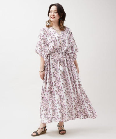 Bat Trang Floral Maxi Dress