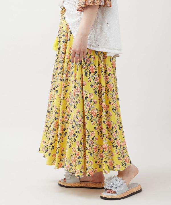 Bat Trang Floral Circle Skirt