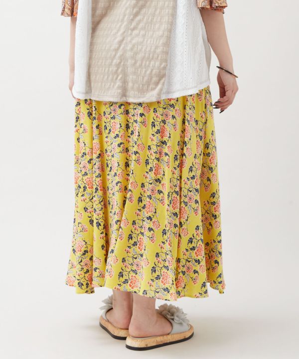 Bat Trang Floral Circle Skirt