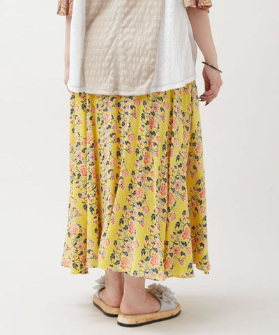 Bat Trang Floral Circle Skirt