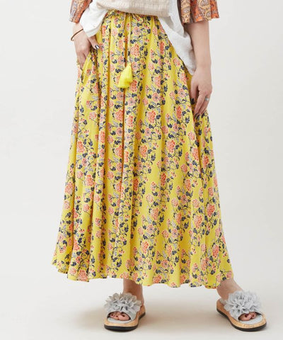 Bat Trang Floral Circle Skirt