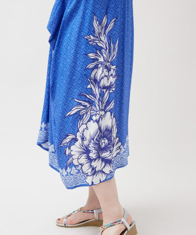 Ao Dai Inspired V Neck Dress by AMINA - Ametsuchi