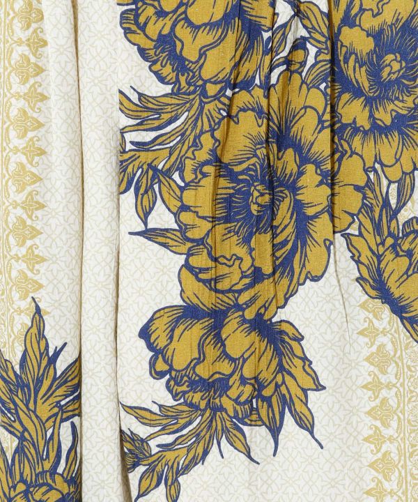 Hakama Style Lotus Cotton Pants by AMINA - Ametsuchi