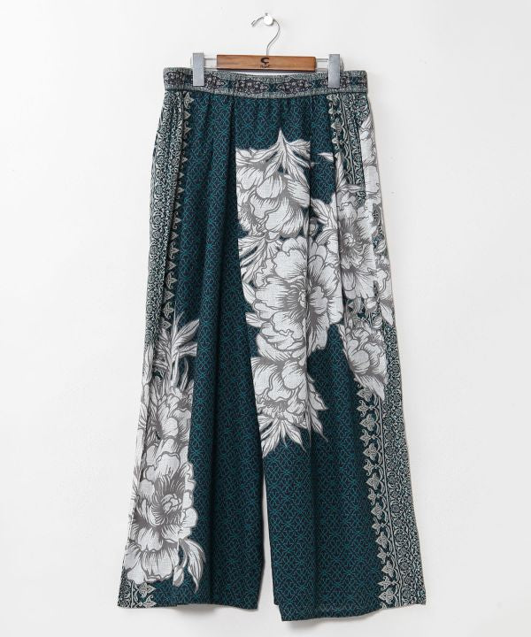 Hakama Style Lotus Cotton Pants by AMINA - Ametsuchi