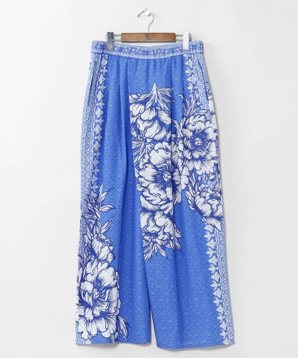 Hakama Style Lotus Cotton Pants by AMINA - Ametsuchi