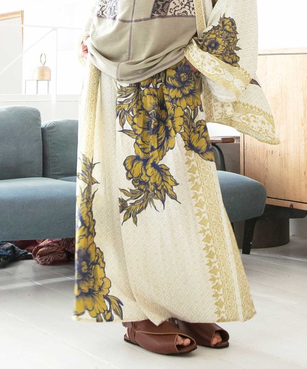 Hakama Style Lotus Cotton Pants by AMINA - Ametsuchi