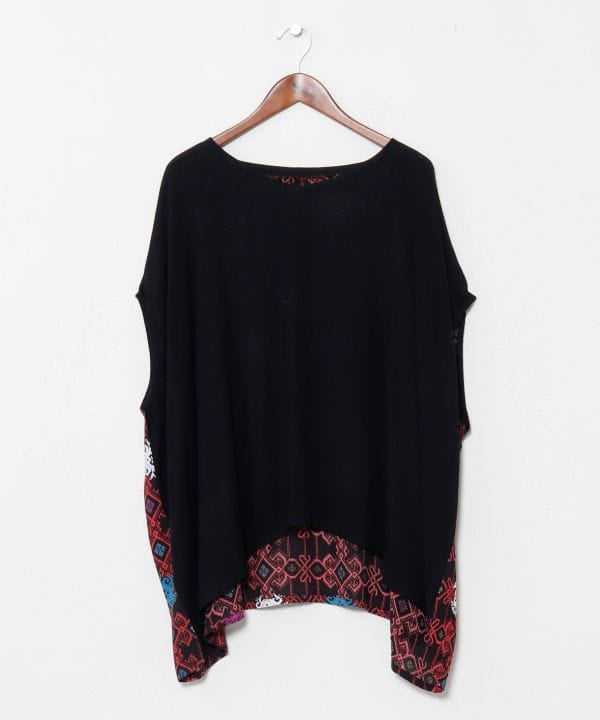 Hmong Bicolor Rayon Top by AMINA - Ametsuchi