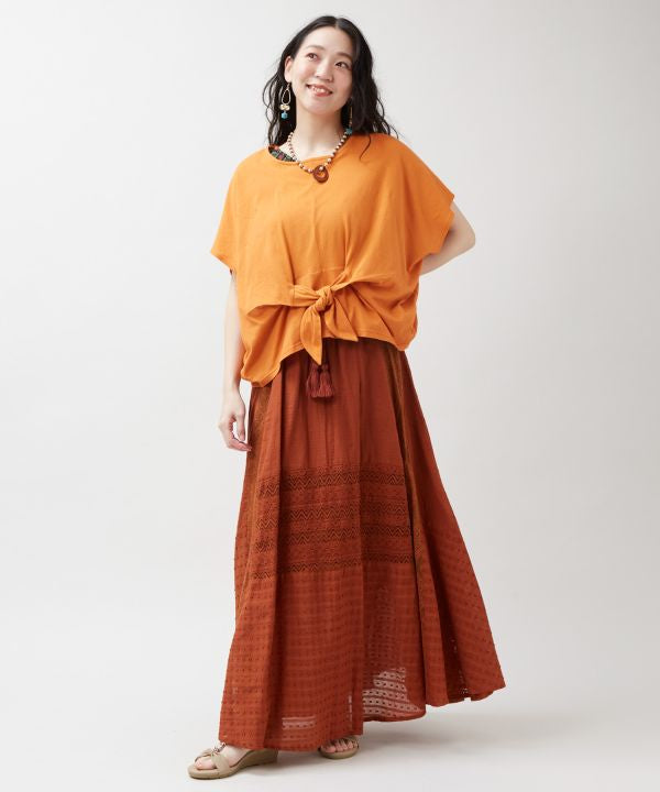 Geometric Print Layered Top Set