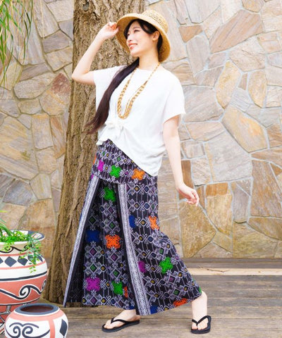 Geometric Print Layered Top Set