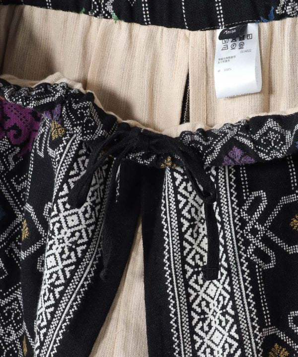 Hmong Wrap Style Men Pants by AMINA - Ametsuchi