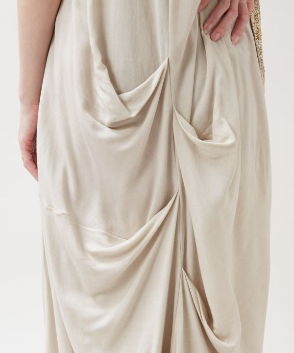 Vietnam Tile Sleeveless Dress by AMINA - Ametsuchi
