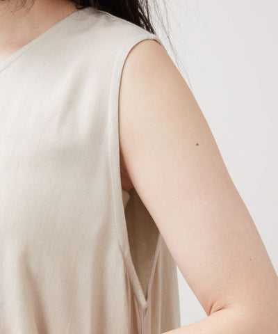 Vietnam Tile Sleeveless Dress by AMINA - Ametsuchi