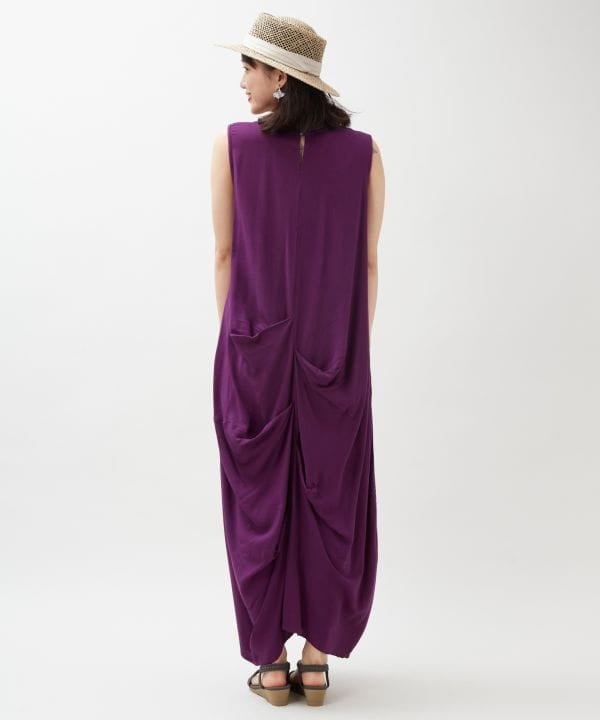 Vietnam Tile Sleeveless Dress by AMINA - Ametsuchi