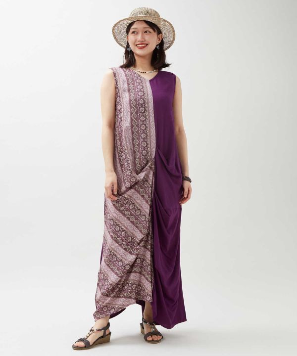 Vietnam Tile Sleeveless Dress