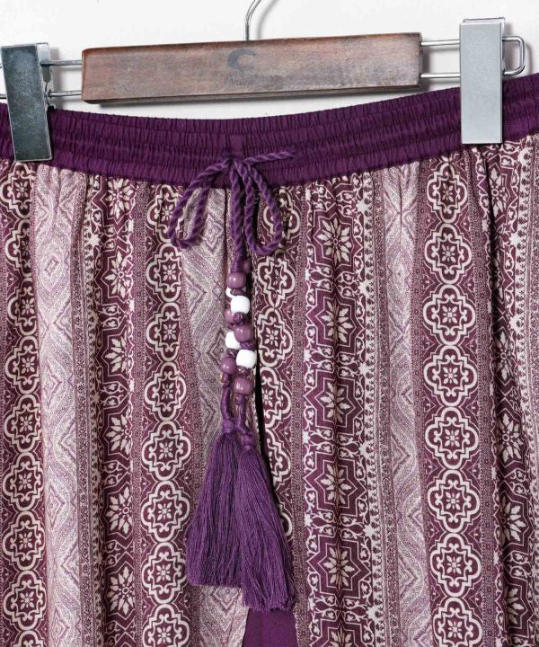 Vietnam Tile Aladdin Pants by AMINA - Ametsuchi