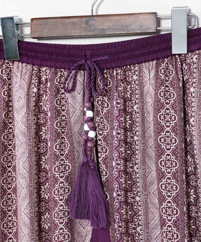 Vietnam Tile Aladdin Pants by AMINA - Ametsuchi