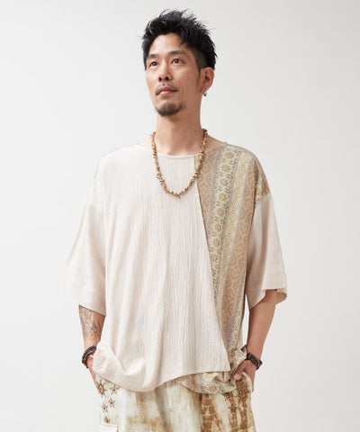 Vietnam Tile Men Top by AMINA - Ametsuchi