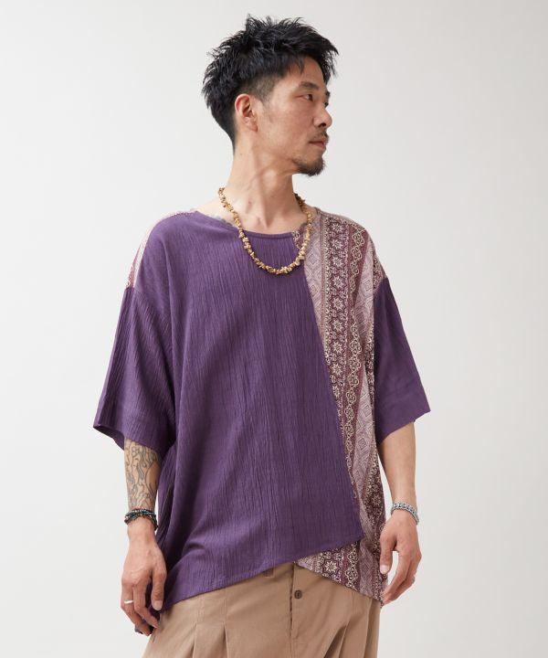 Vietnam Tile Men Top by AMINA - Ametsuchi