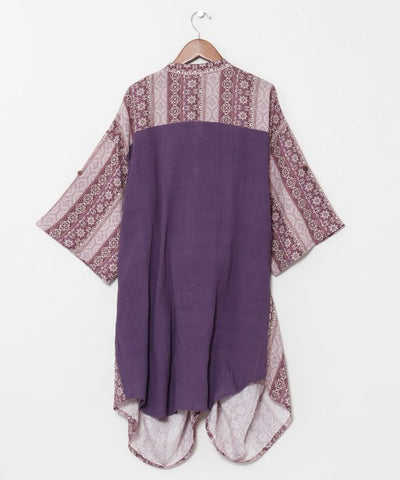 Geometric Pattern Men Shirt by AMINA - Ametsuchi
