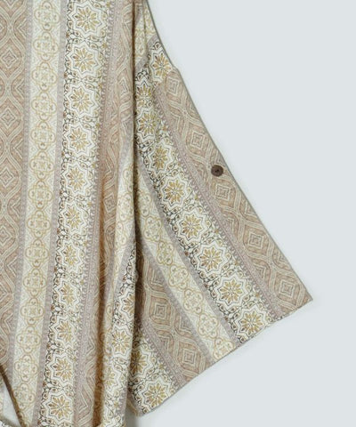 Geometric Pattern Men Shirt by AMINA - Ametsuchi