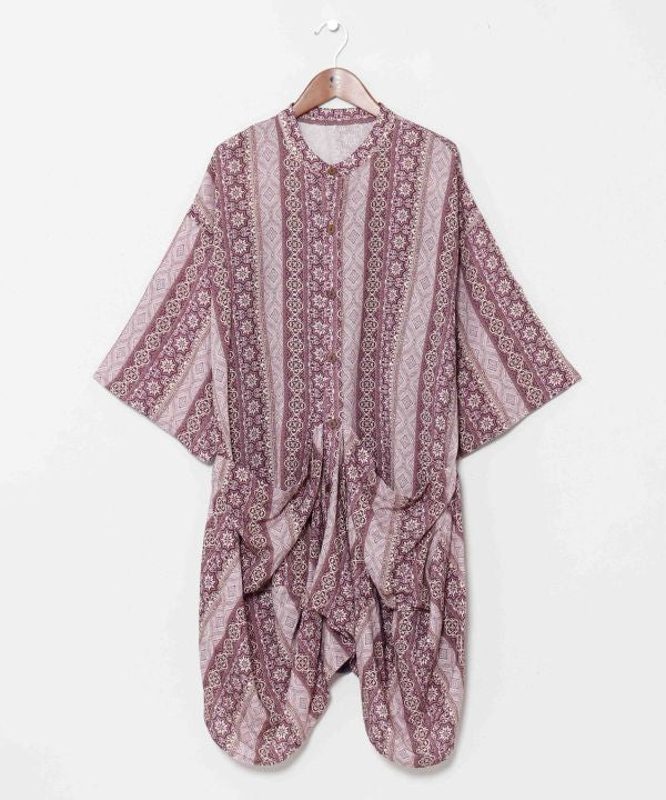 Geometric Pattern Men Shirt by AMINA - Ametsuchi
